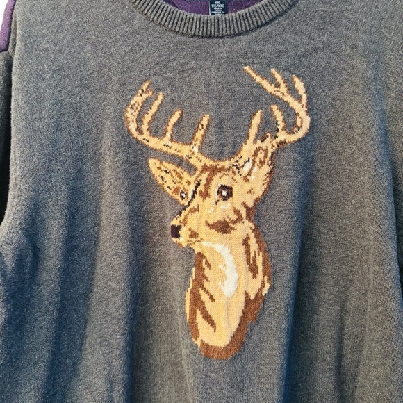 Tommy Hilfiger Charcoal and Plum Knitwear Size XXL  10 0509 - Picture 3 of 8